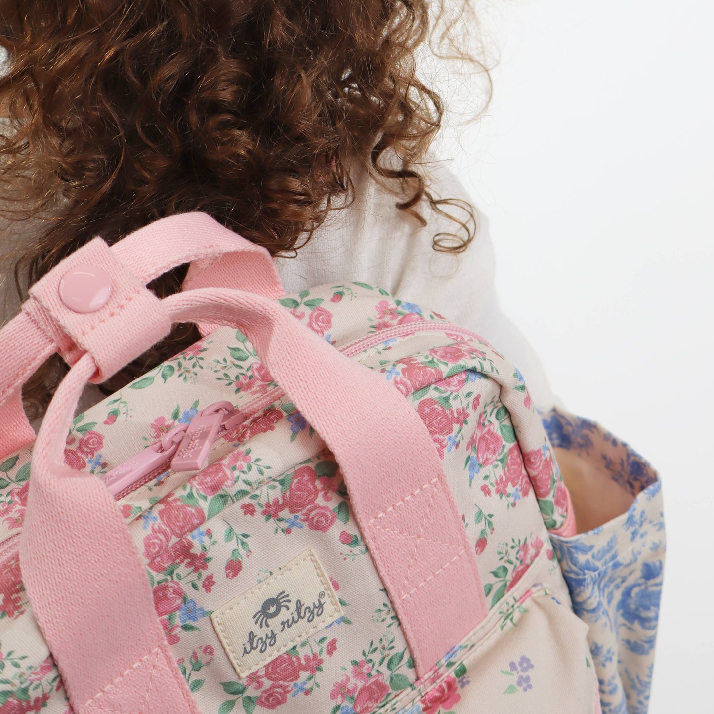Toddler Backpack: Ribbons + Roses