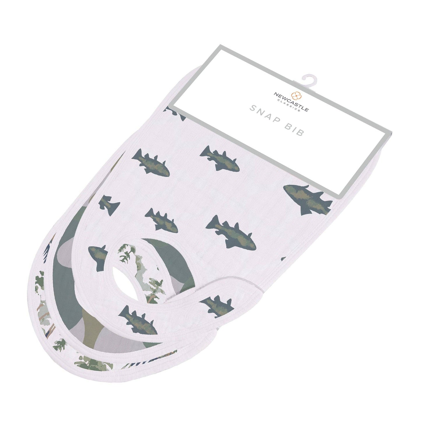 Snap Bibs 3-Pack (Gone Fishing)