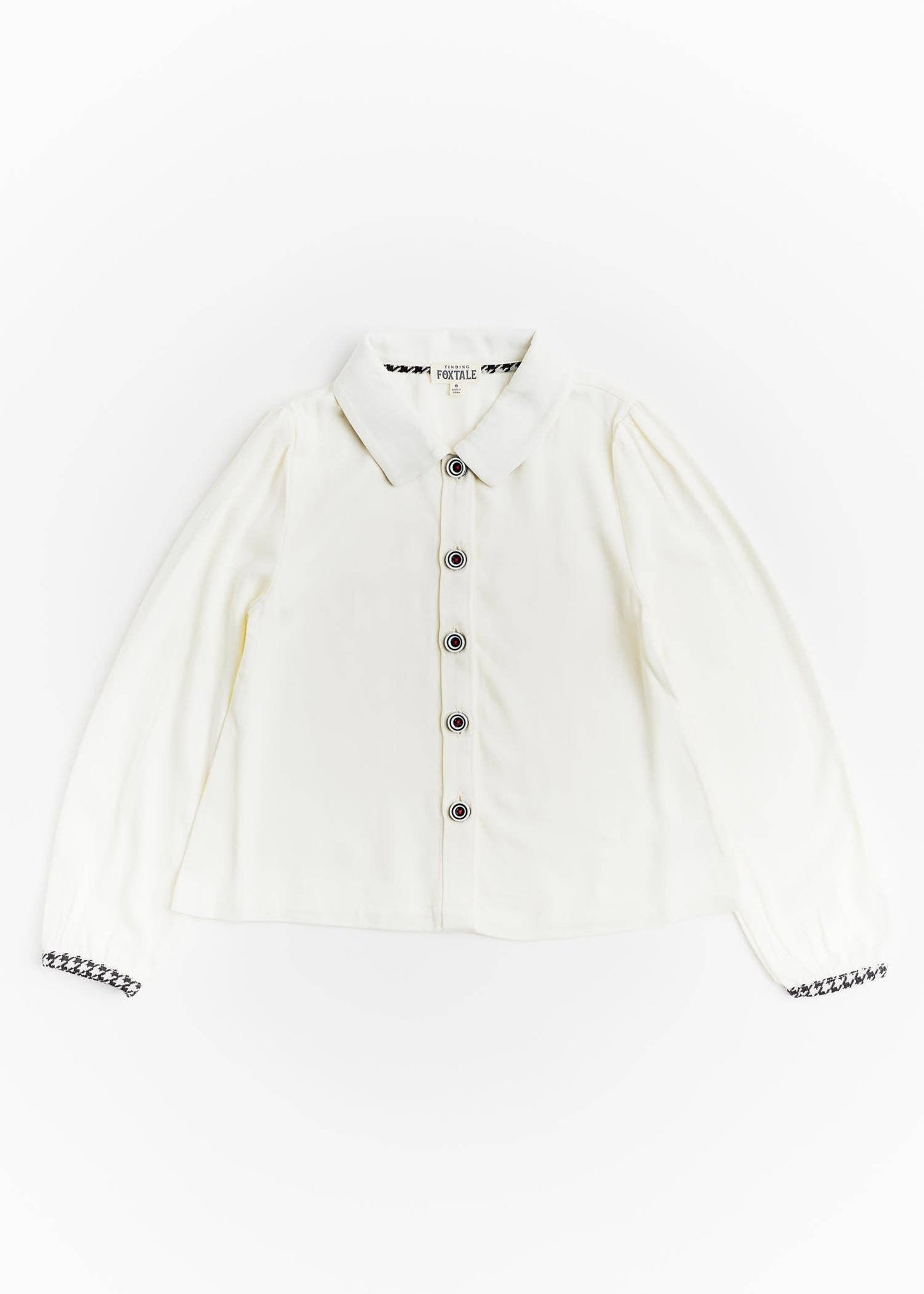 Classic Button Blouse: Marshmallow
