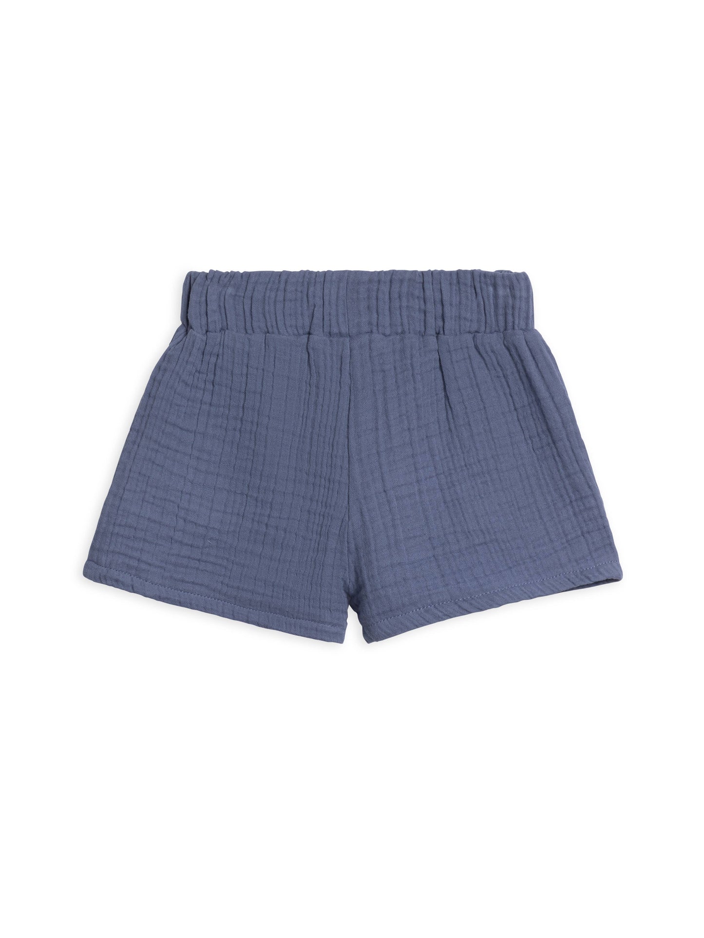 Organic Baby and Kids Jude Muslin Shorts - Marino: 18-24M