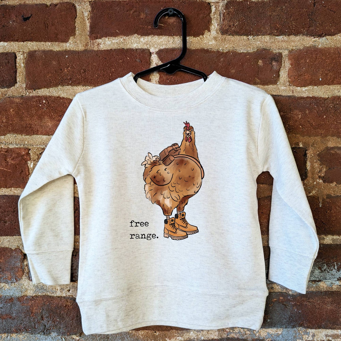 "Free Range" Chicken Ultra Soft Long Sleeve Tee