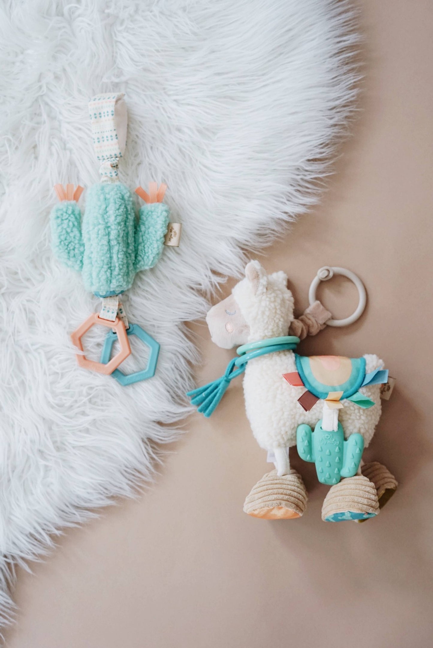 Llama Activity Plush with Teether Toy