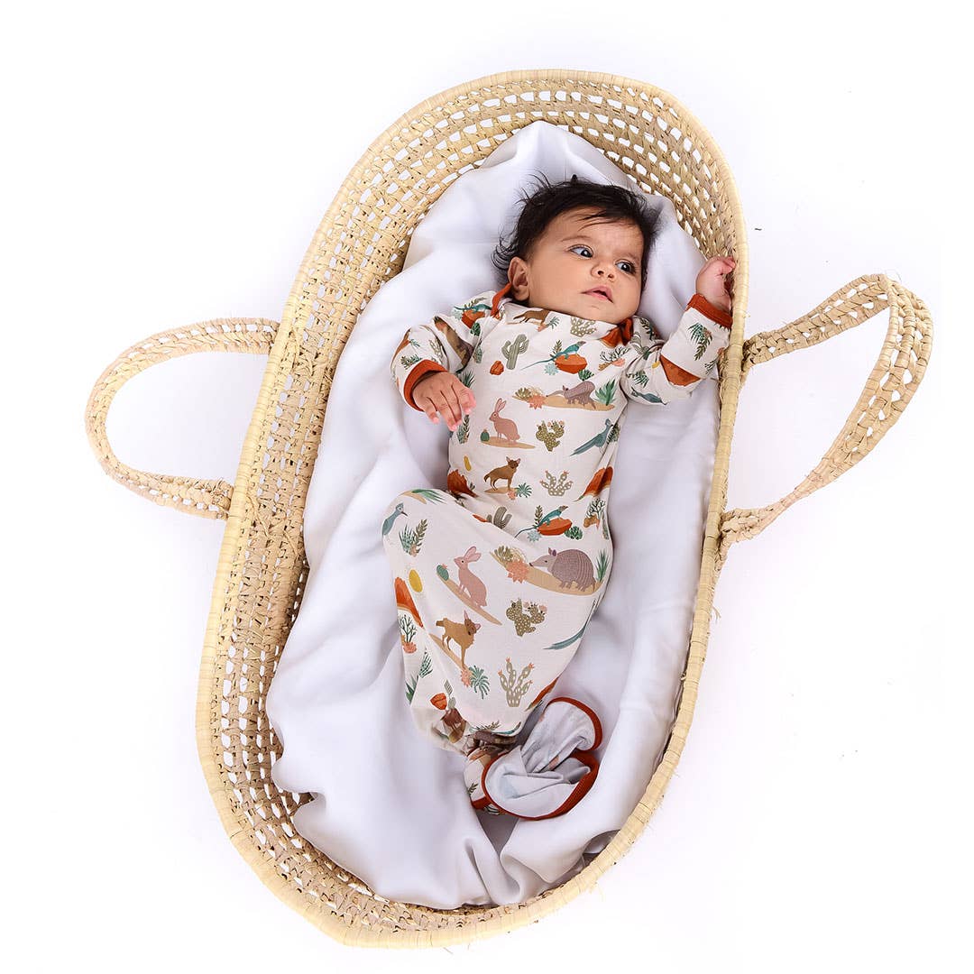 Desert Friends Western Bamboo Gown Baby Gift