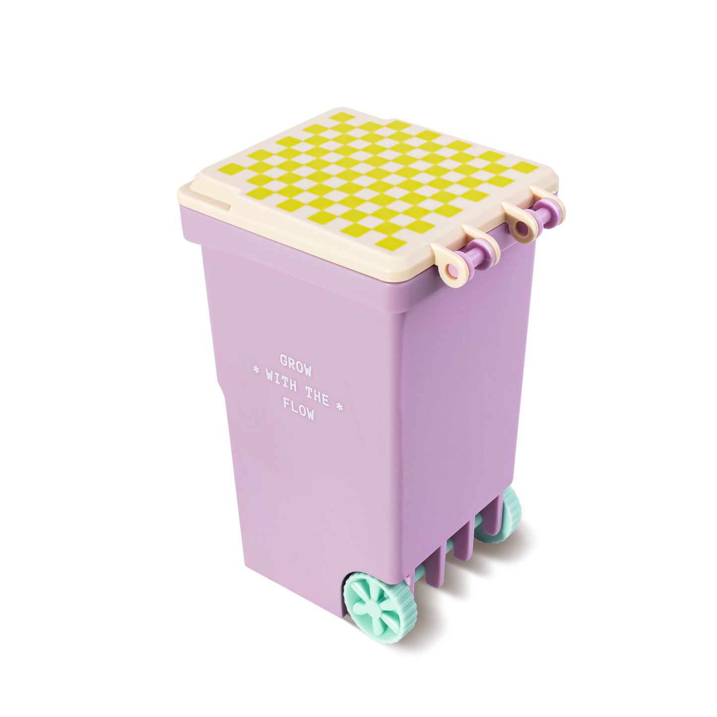 Purple Trash Can