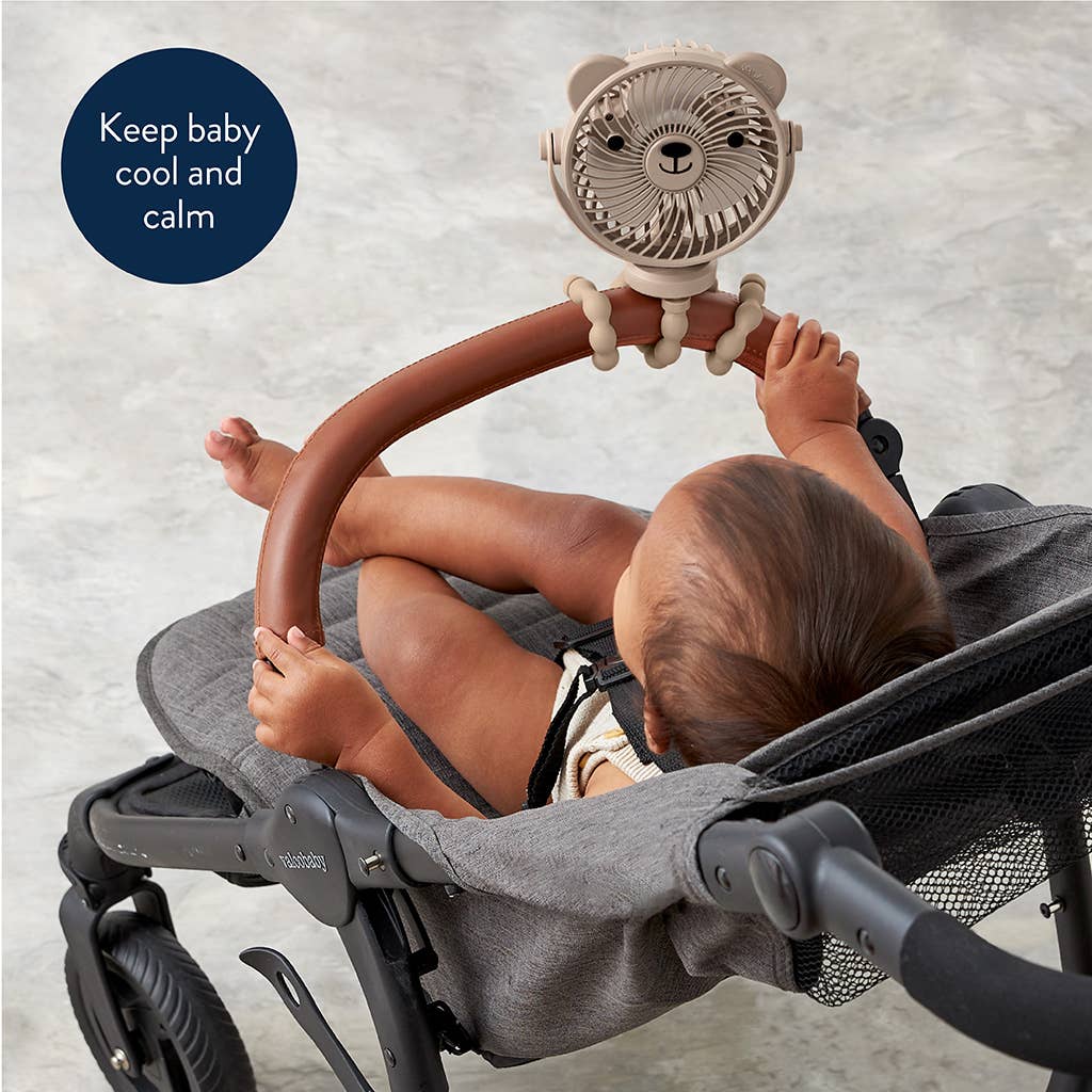3-Speed Stroller Fan™: Taupe