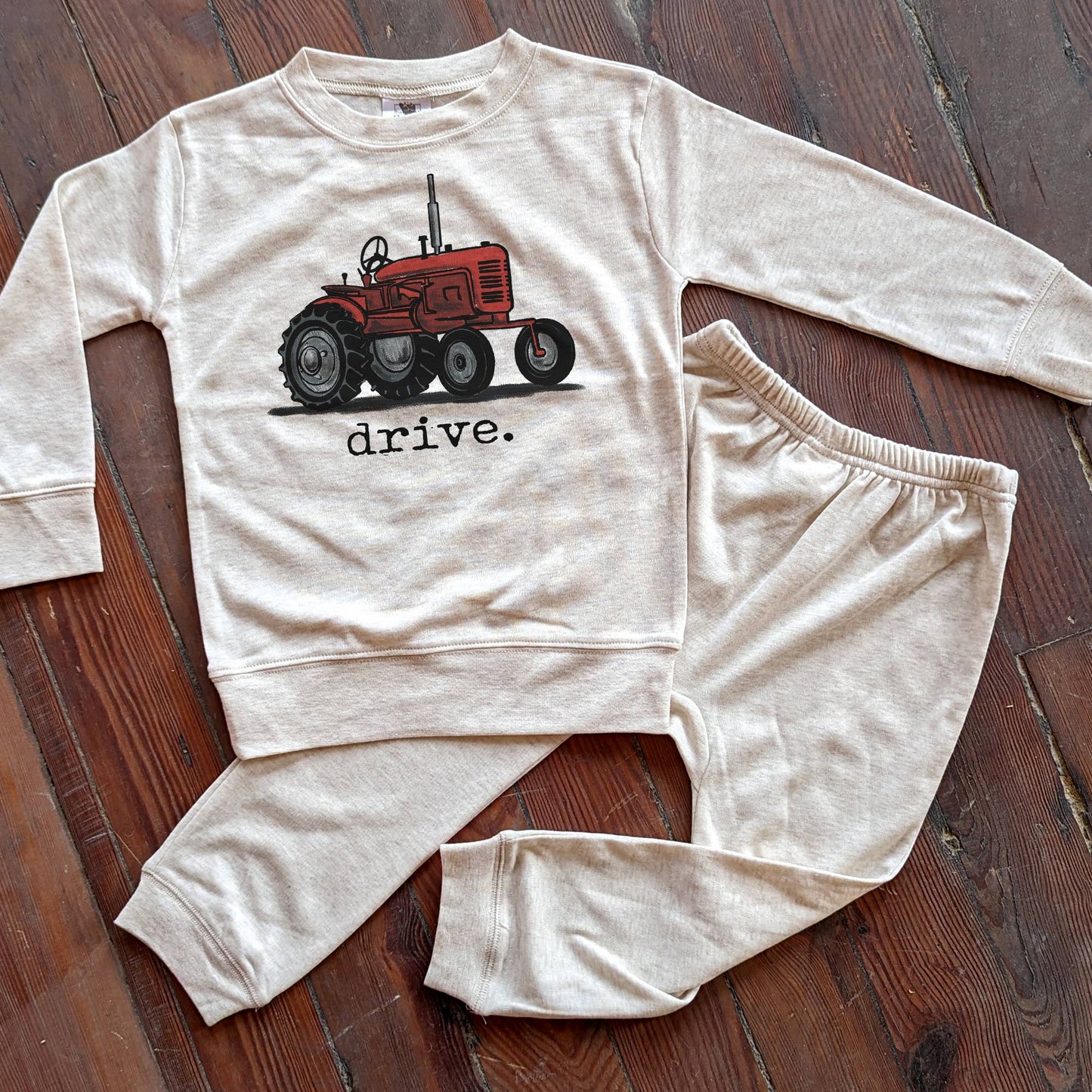 "drive" Red Tractor Sleep N Play Set for Toddlers: 5T