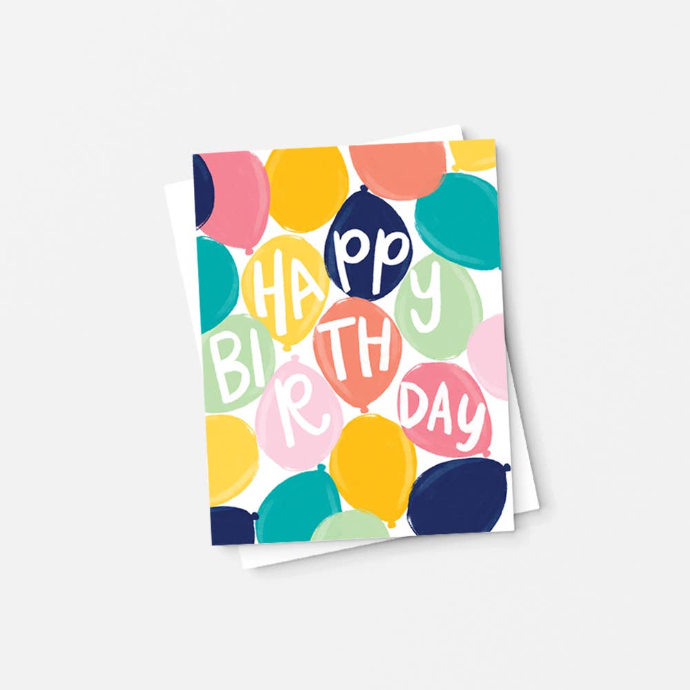 Birthday Card: Balloons