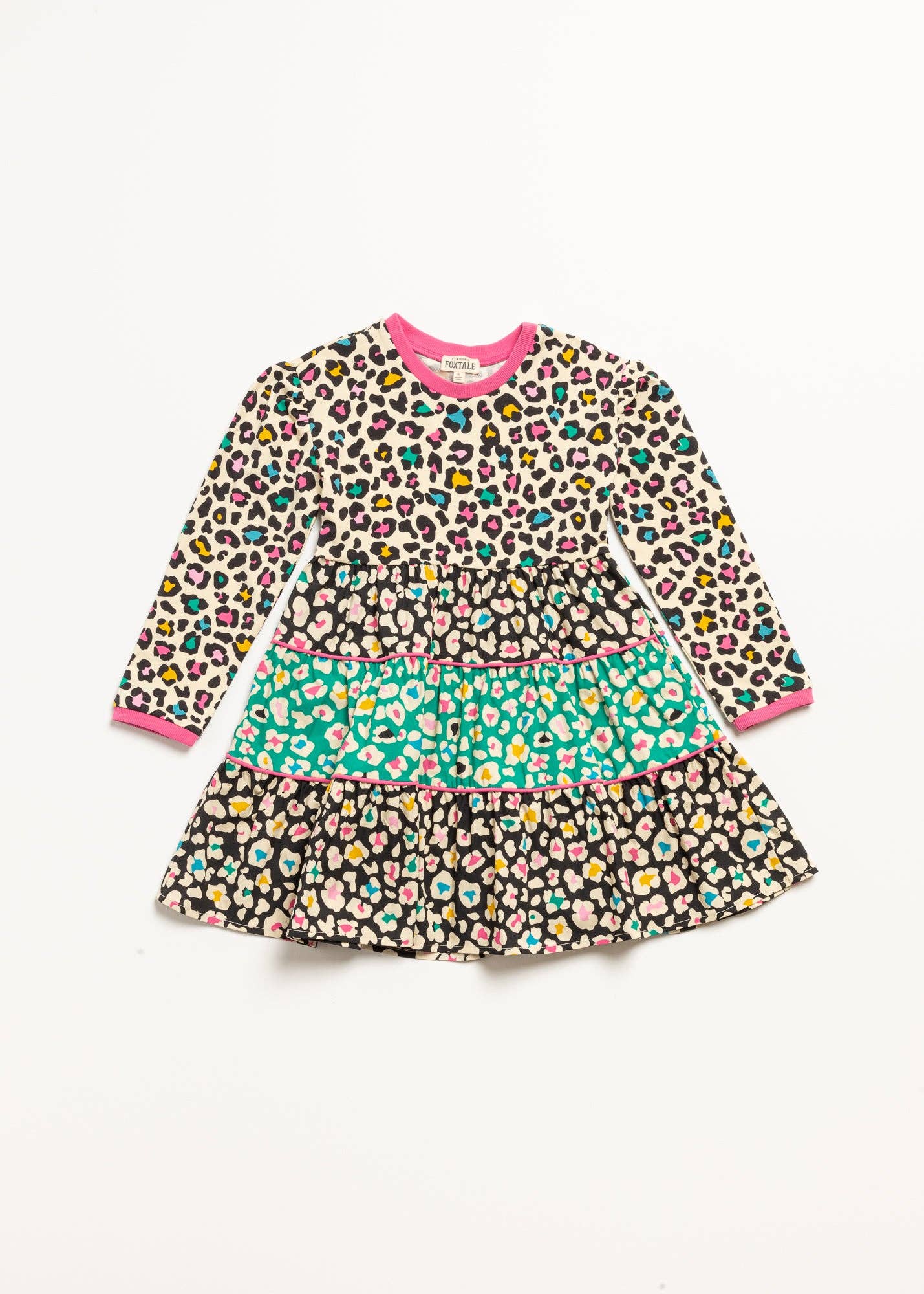 City Kitty Dress: Rainbow Leopard