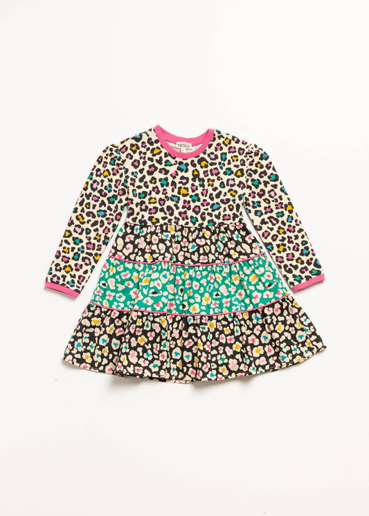 City Kitty Dress: Rainbow Leopard