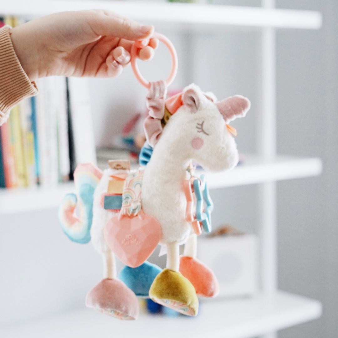 Unicorn Activity Plush with Teether Toy