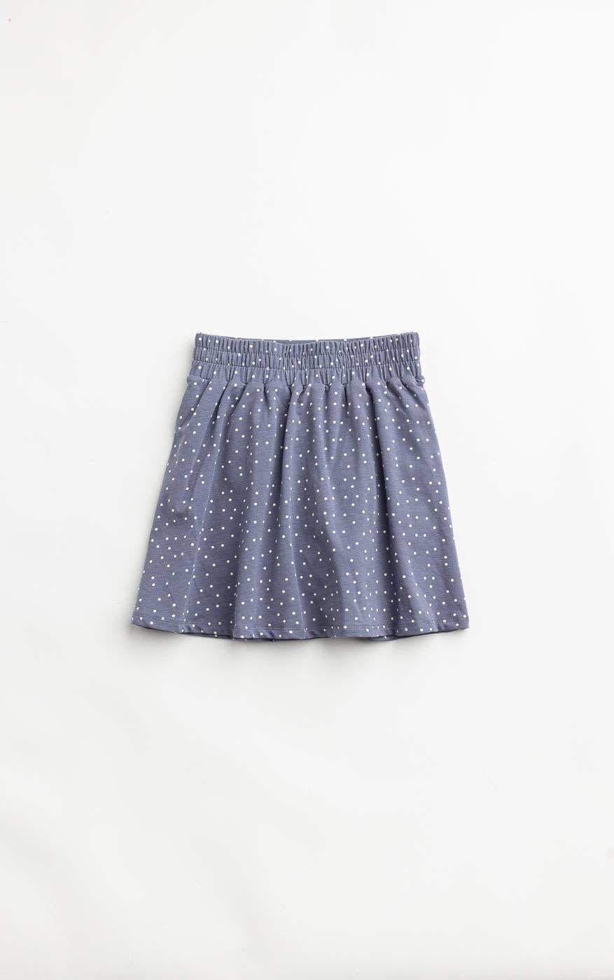 Proper Pleated Skort: Marshmallow Dots