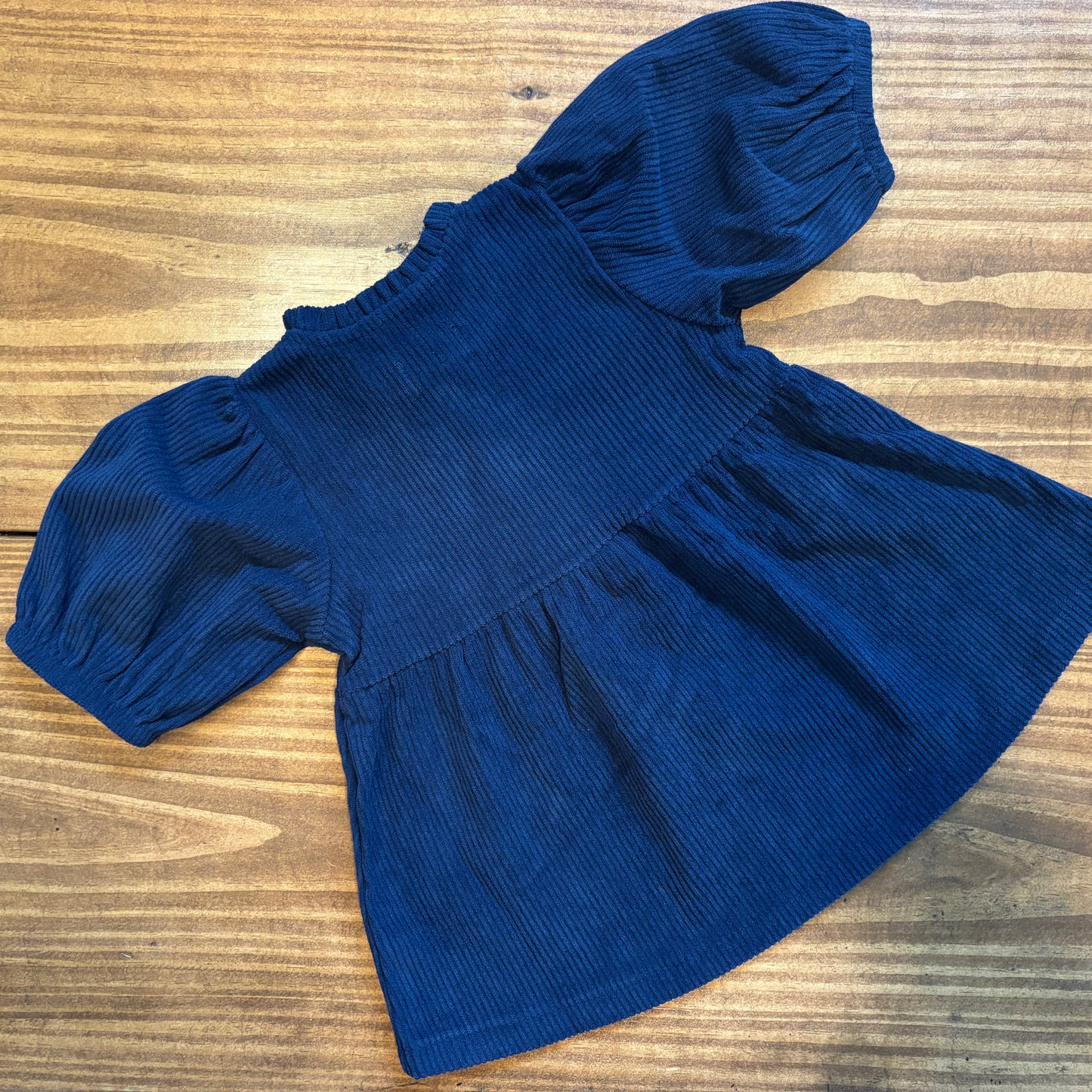 Navy Corduroy Dress
