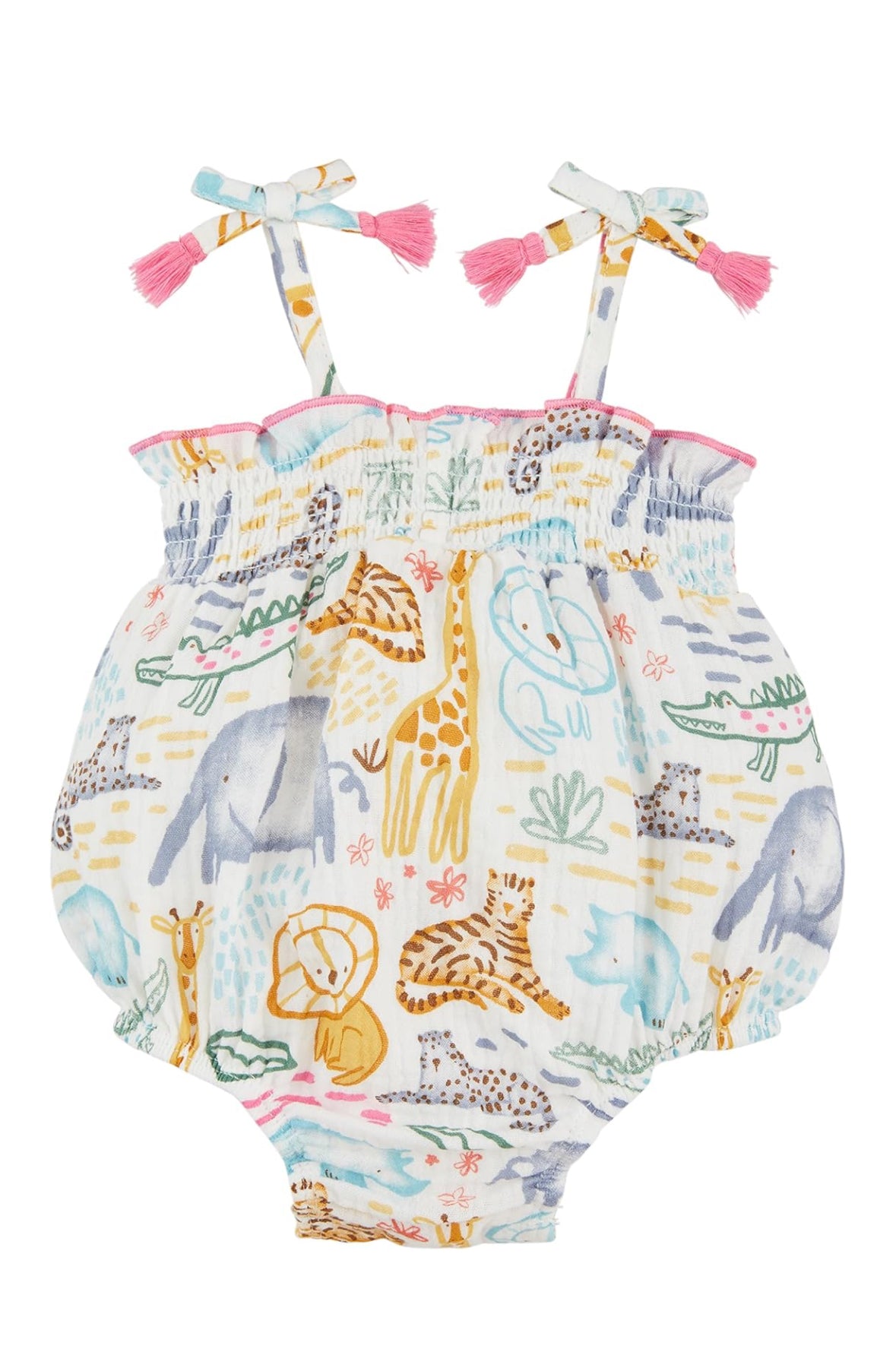 Jungle Baby Girl Romper