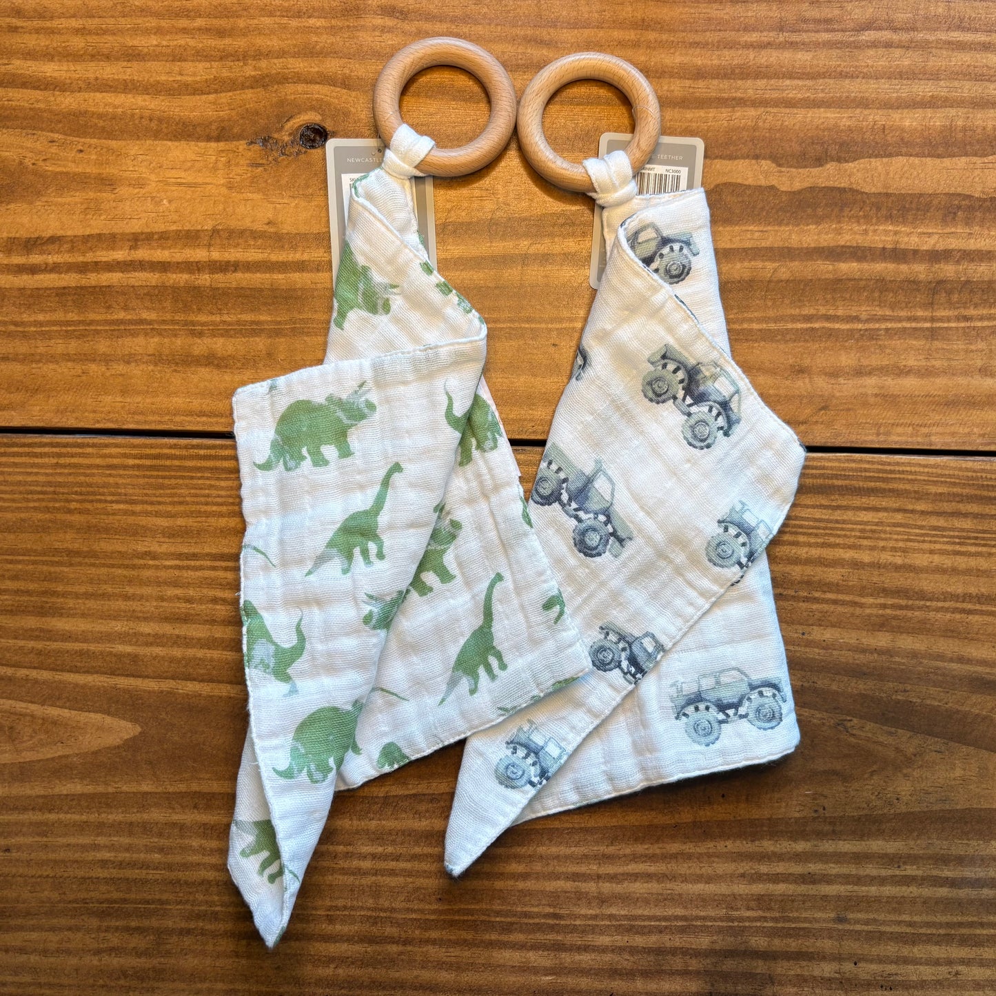 Beach Wood & Cotton Teether