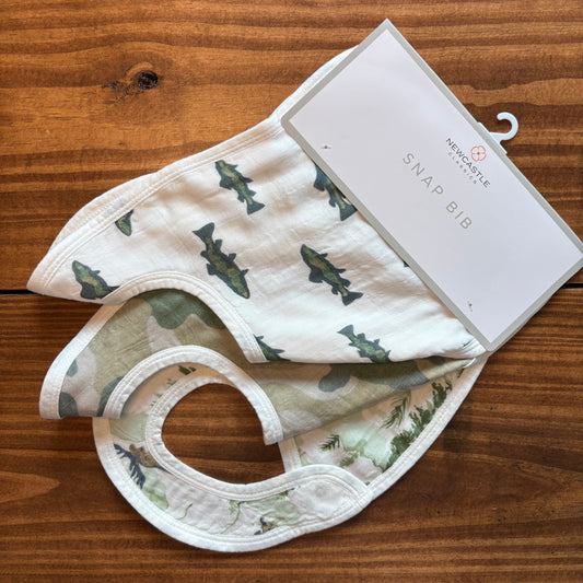 Snap Bibs 3-Pack (Gone Fishing)