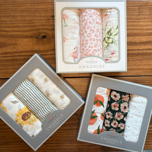 Bamboo Muslin Swaddle 3-Pack
