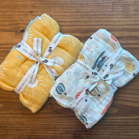 Luxury Double Sided Muslin Blanket