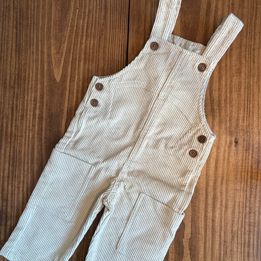 Corduroy Overalls - Oat
