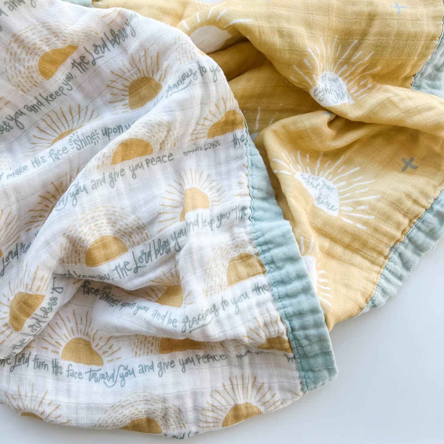 The Blessing Luxury Double Sided Muslin Blanket