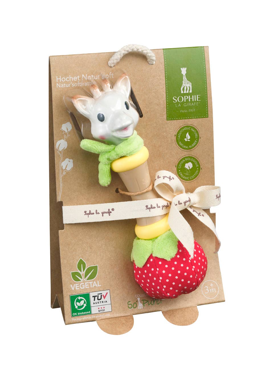 Sophie la Girafe So'pure Natur Soft Rattle