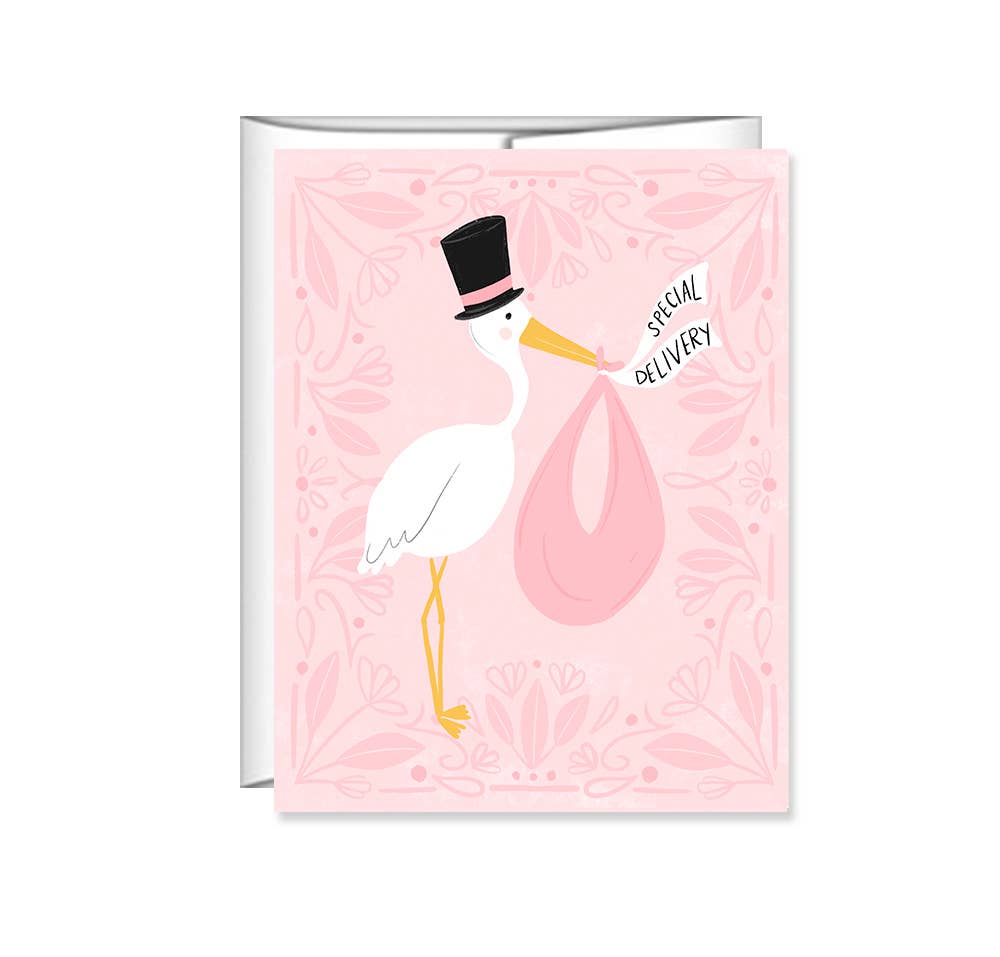 Baby Shower Card: It's a Girl