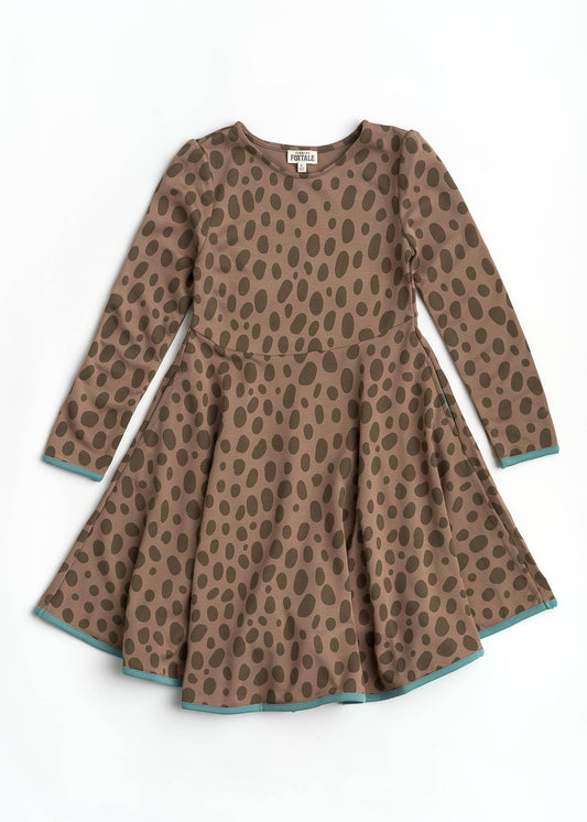 Skipping Rocks Dress: Pebble Print