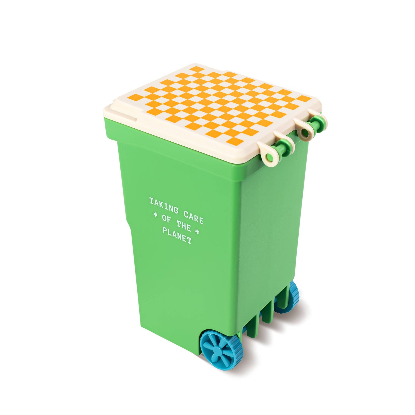 Green Trash Can