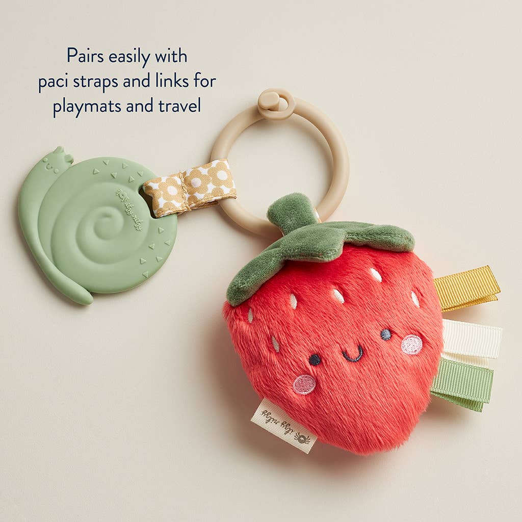 Strawberry Plush + Teether