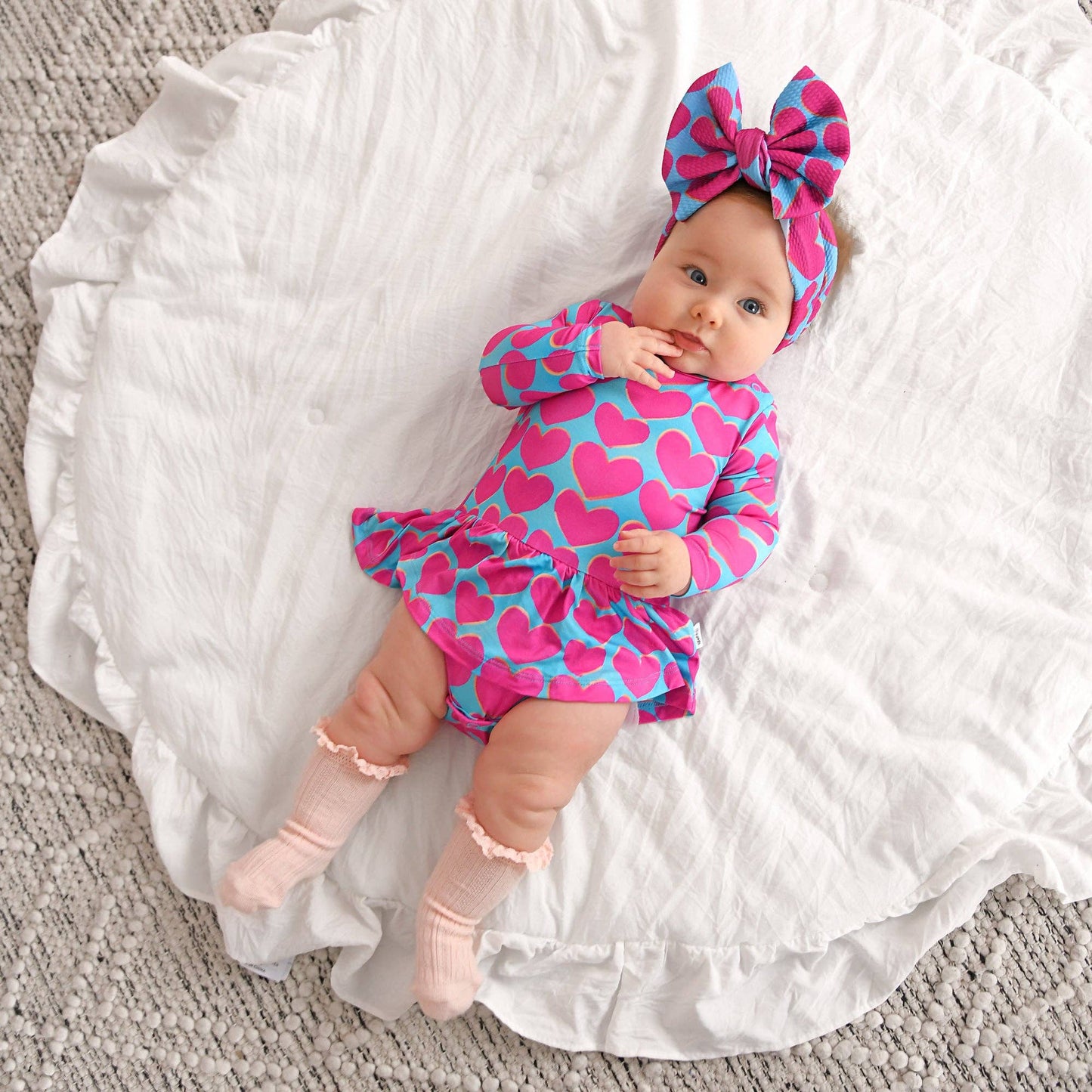 Cora Valentines Day Baby Dress