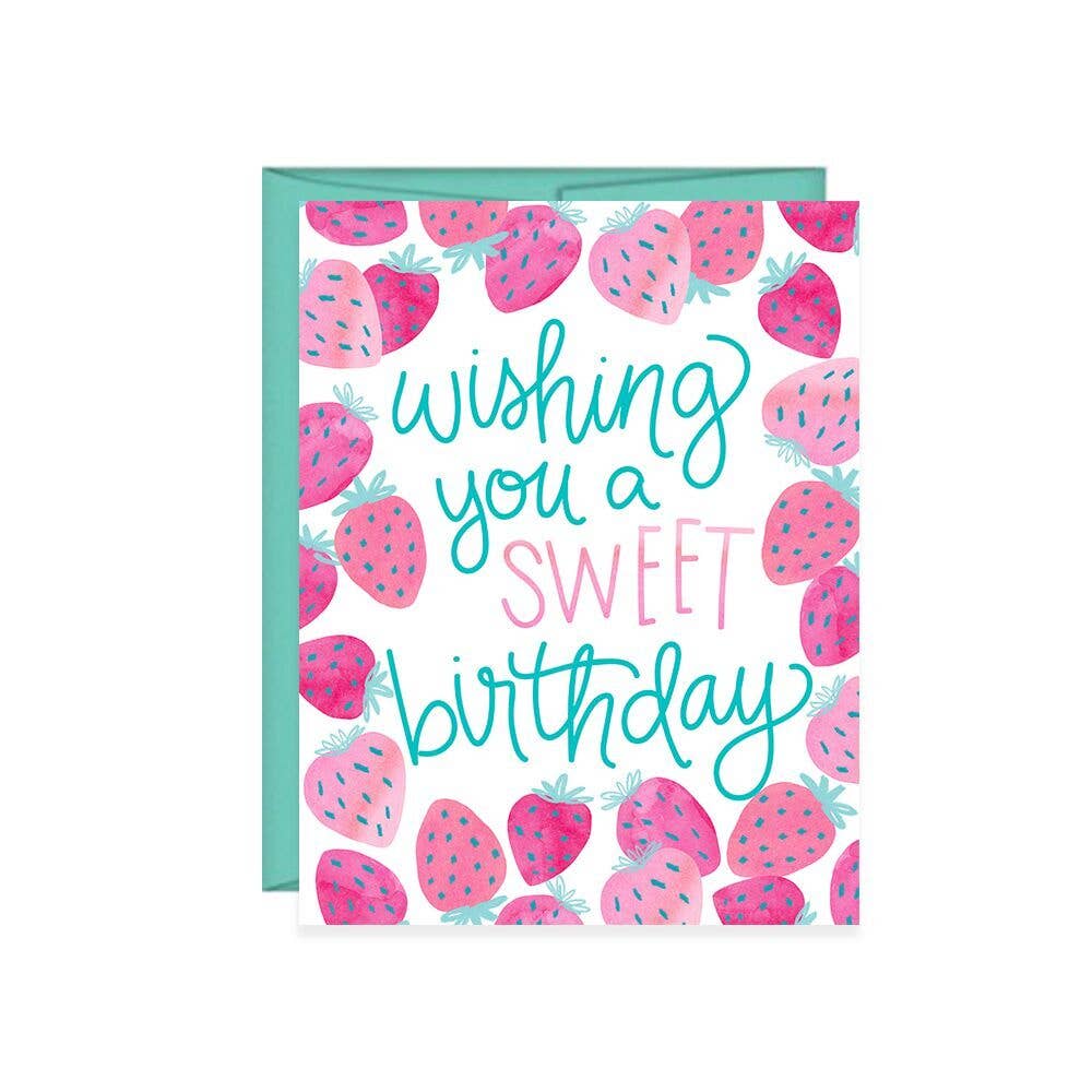 Birthday Card: Strawberries