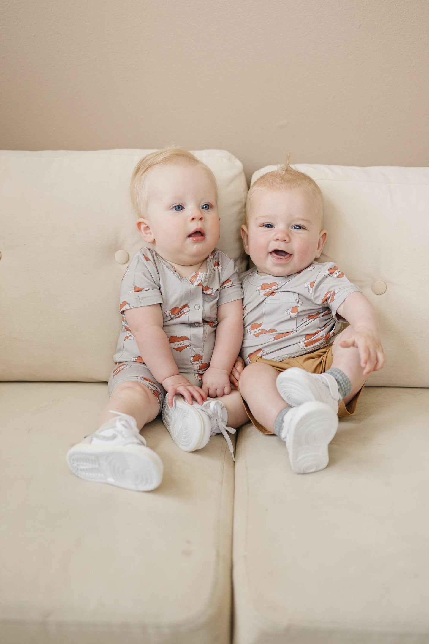 Mama Tattoo Hearts Bamboo Tee