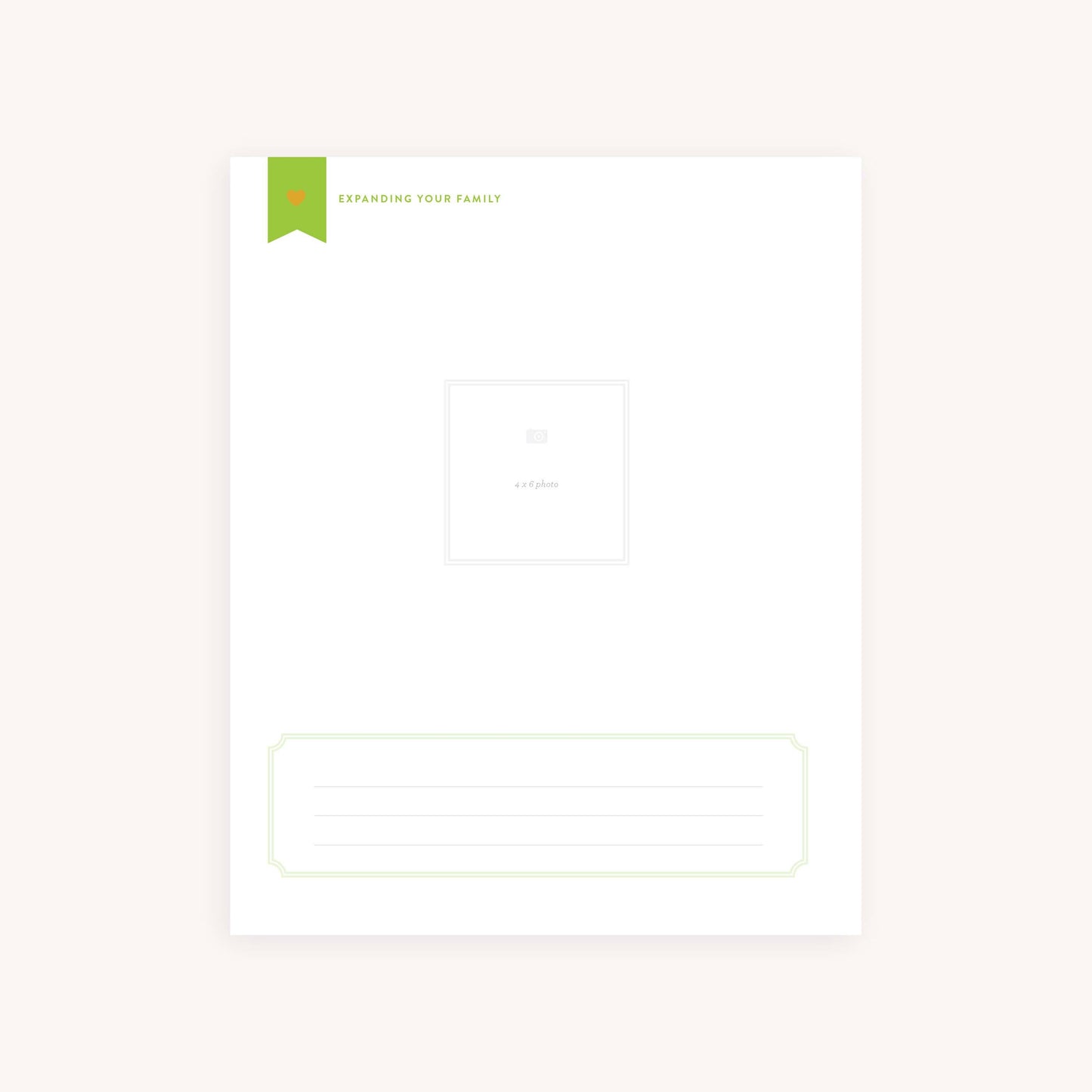 Custom Page Pack for Premium Baby Book - Foster Care