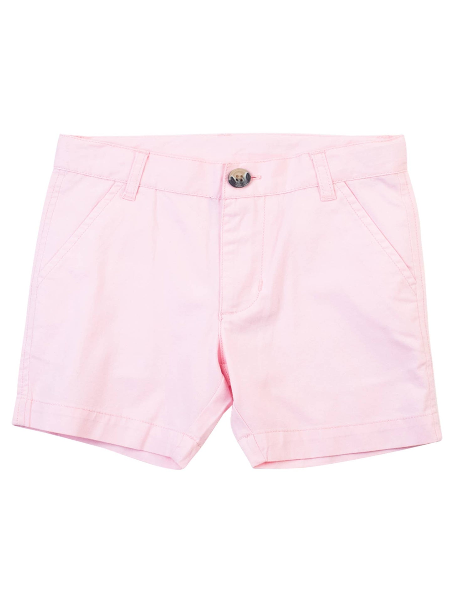 Baby Boys Pink Stretch Chino Shorts