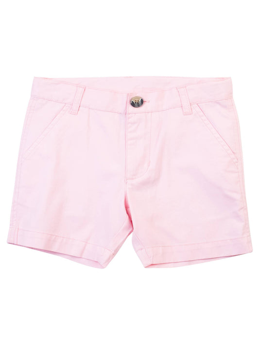 Baby Boys Pink Stretch Chino Shorts