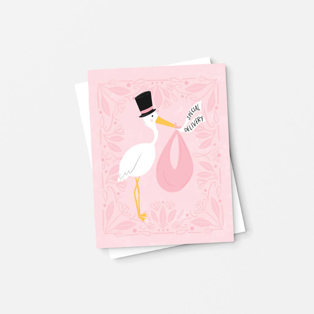 Baby Shower Card: It's a Girl