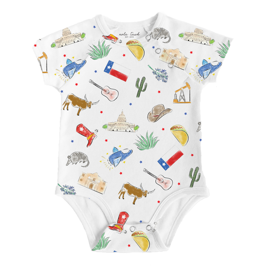 Texas Kids Organic Cotton Onesie: 3/6 months