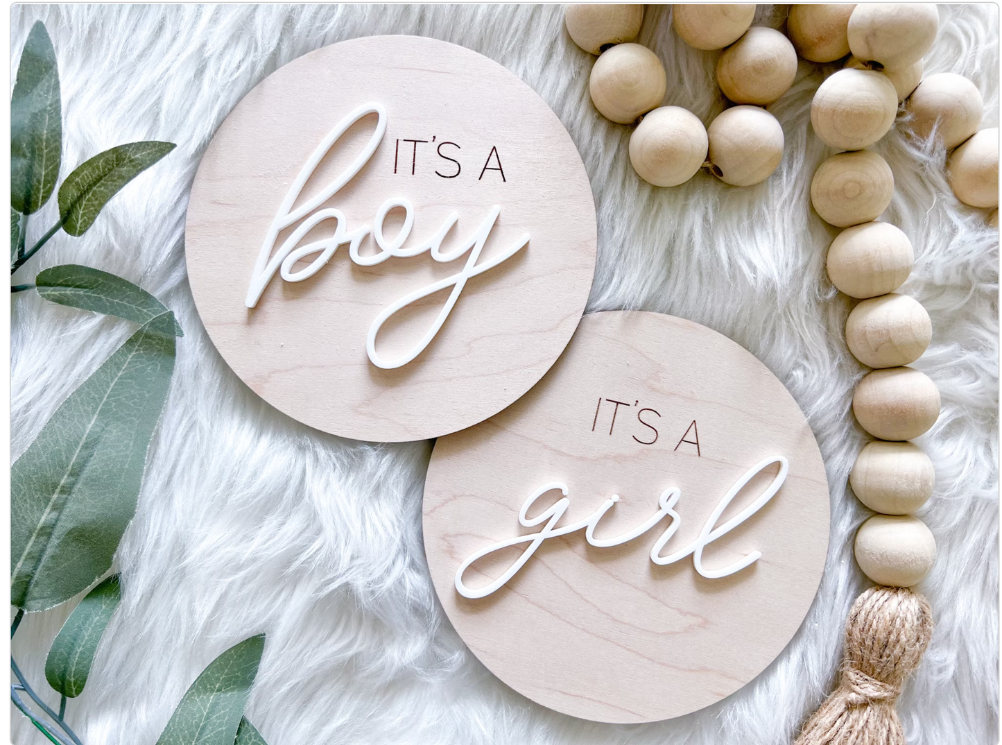 It's A Girl - It's A Boy Sign