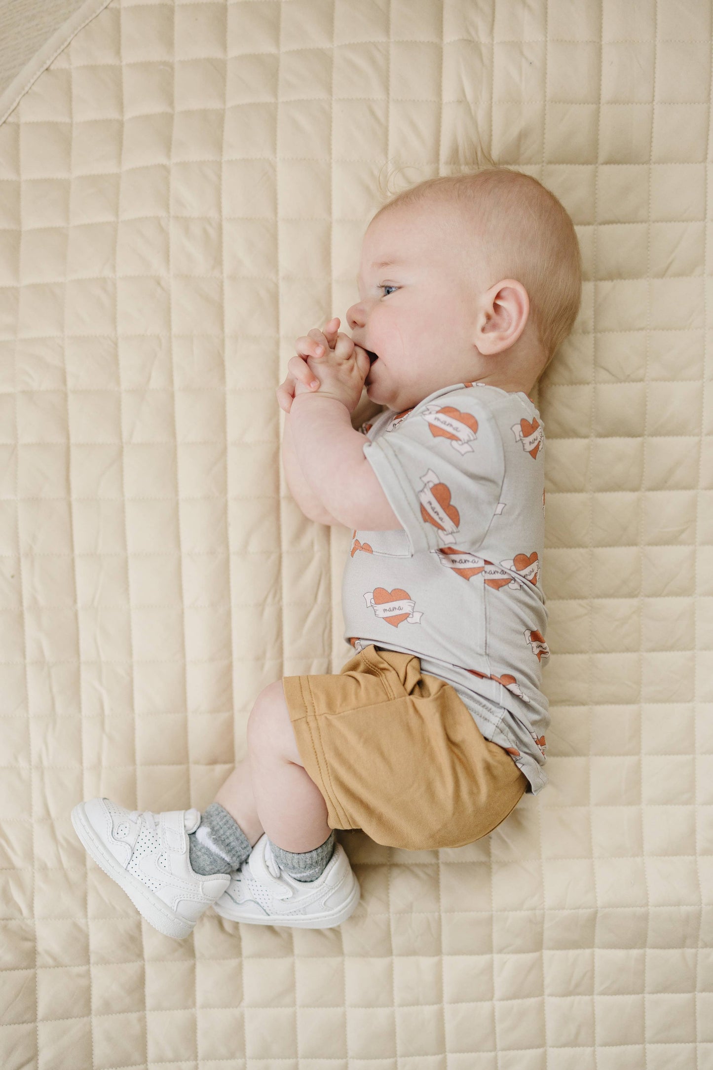 Mama Tattoo Hearts Bamboo Tee