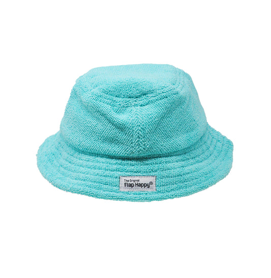 Terry Beach Bucket Hat: Seabreeze