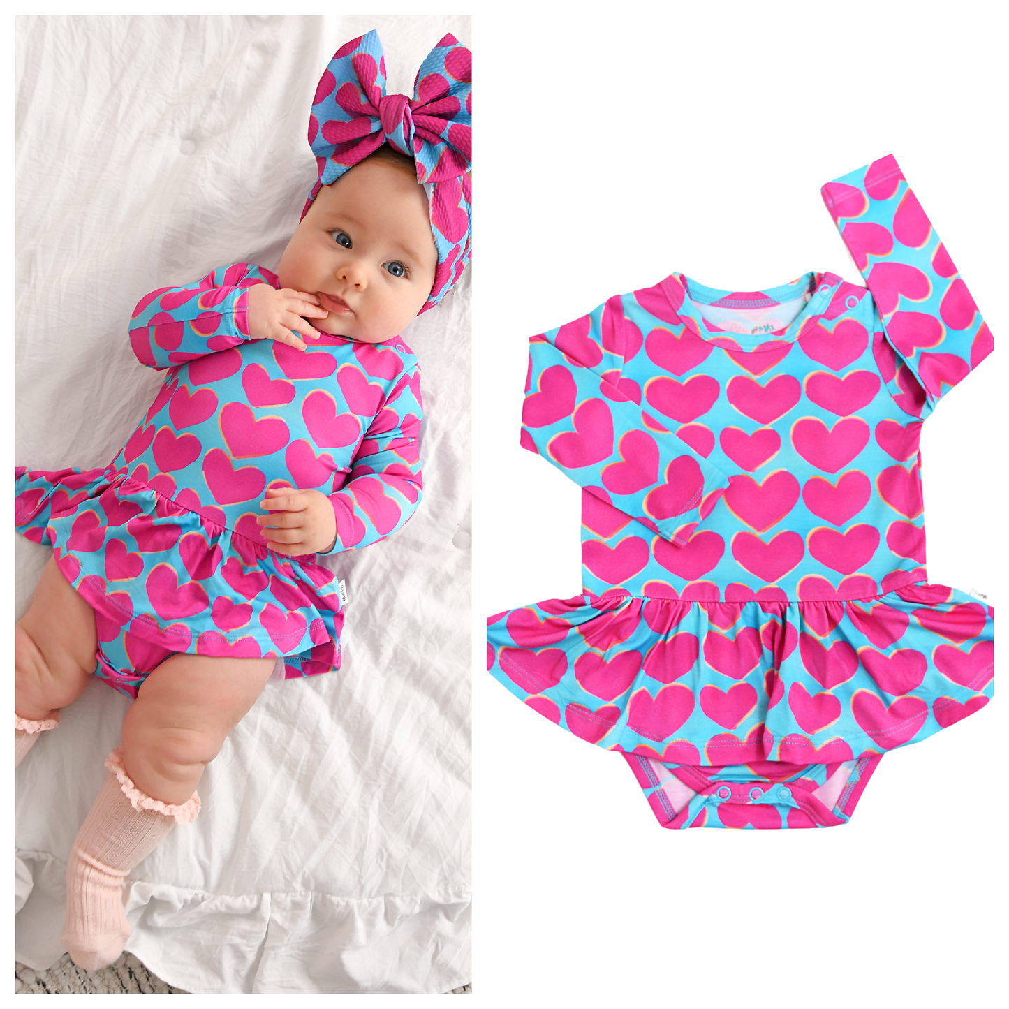 Cora Valentines Day Baby Dress