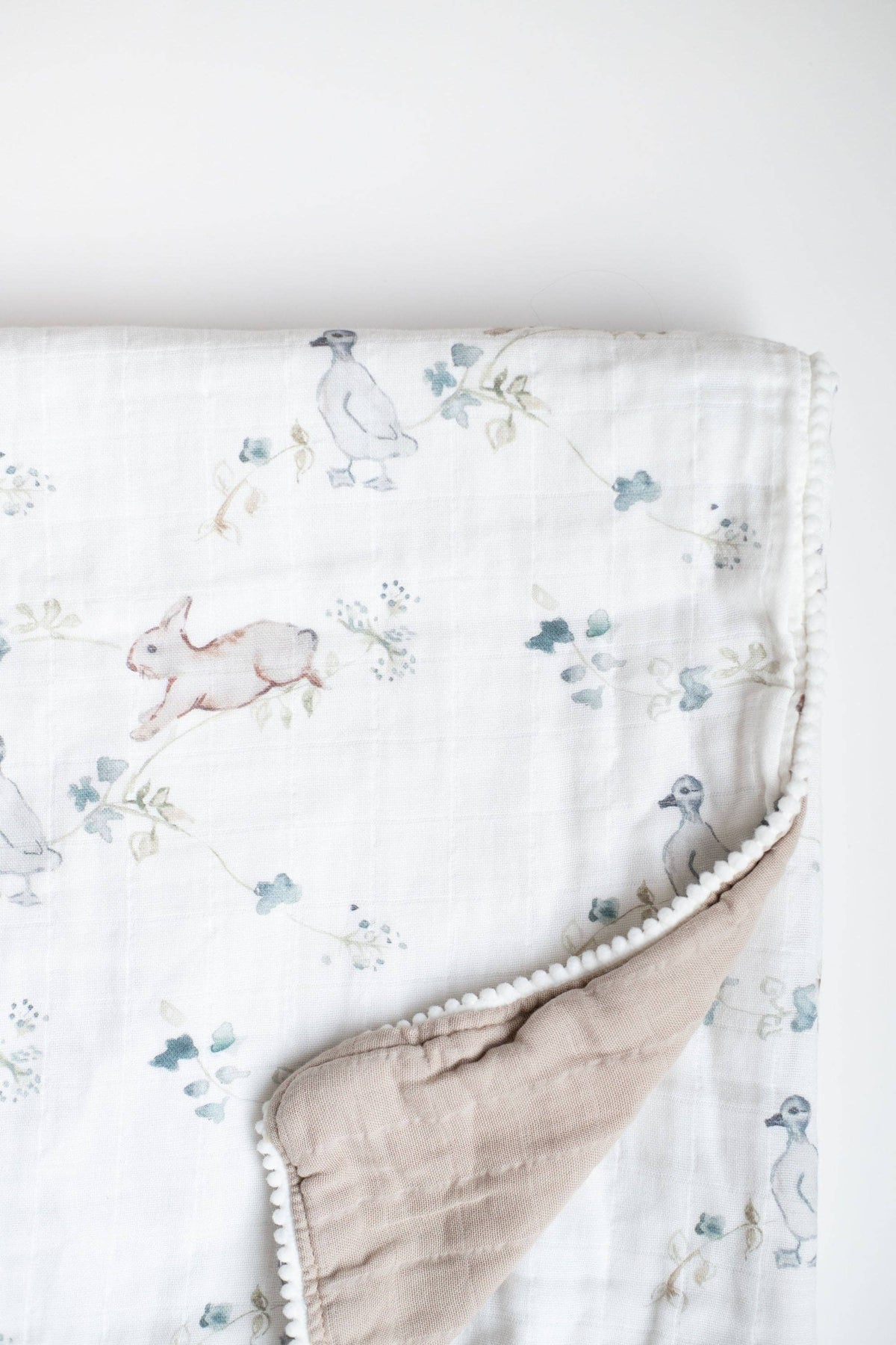 Organic Muslin Gauze Quilt Baby Blanket | Ivy Hollow