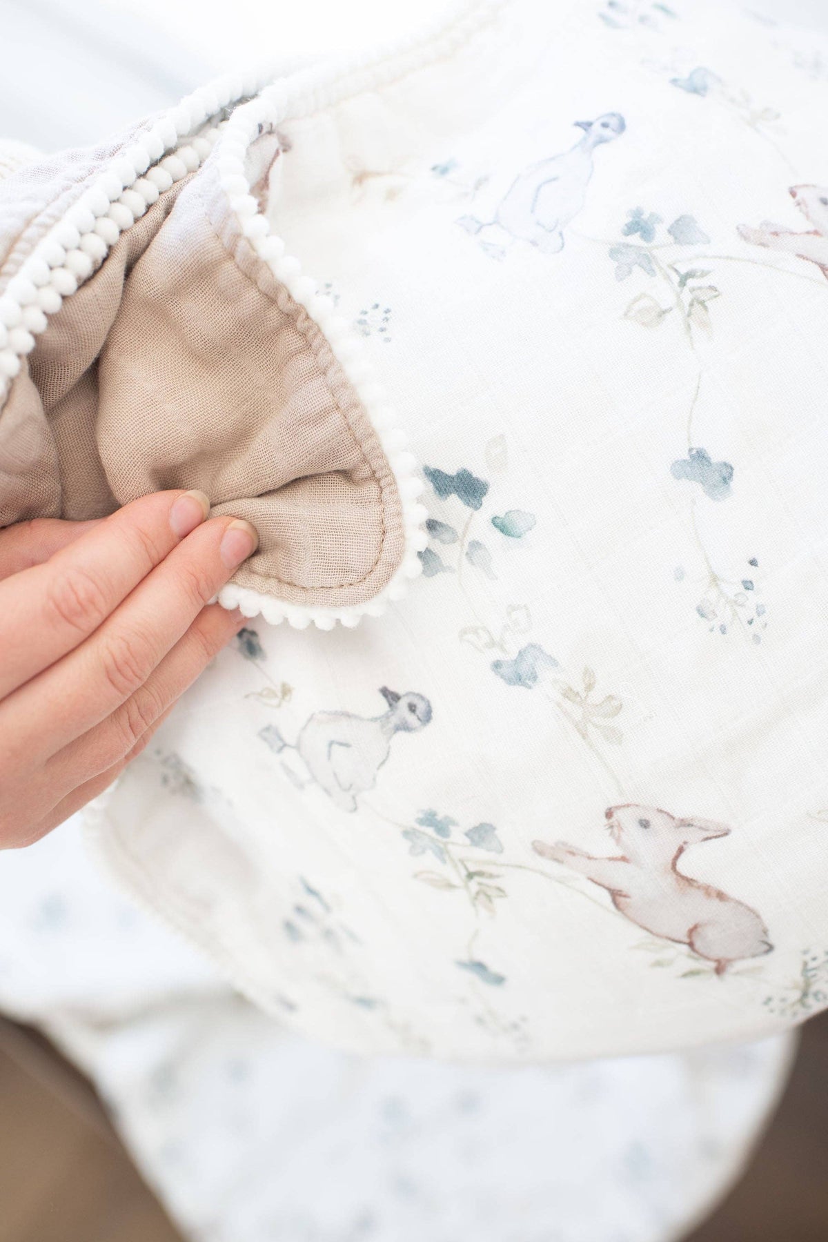 Organic Muslin Gauze Quilt Baby Blanket | Ivy Hollow