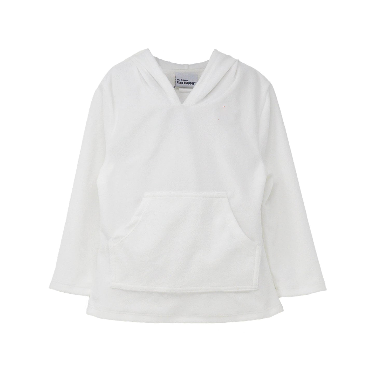 Terry Beach Hoodie: White