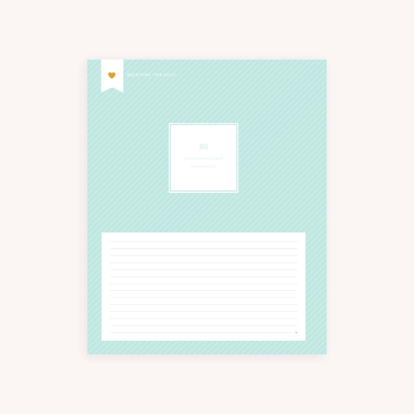 Custom Page Pack for Premium Baby Book - Adoption