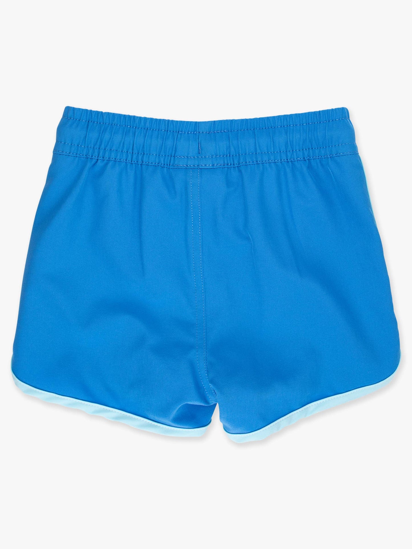 BoysDolphin Hem Swim Trunks:  Sonic Blue