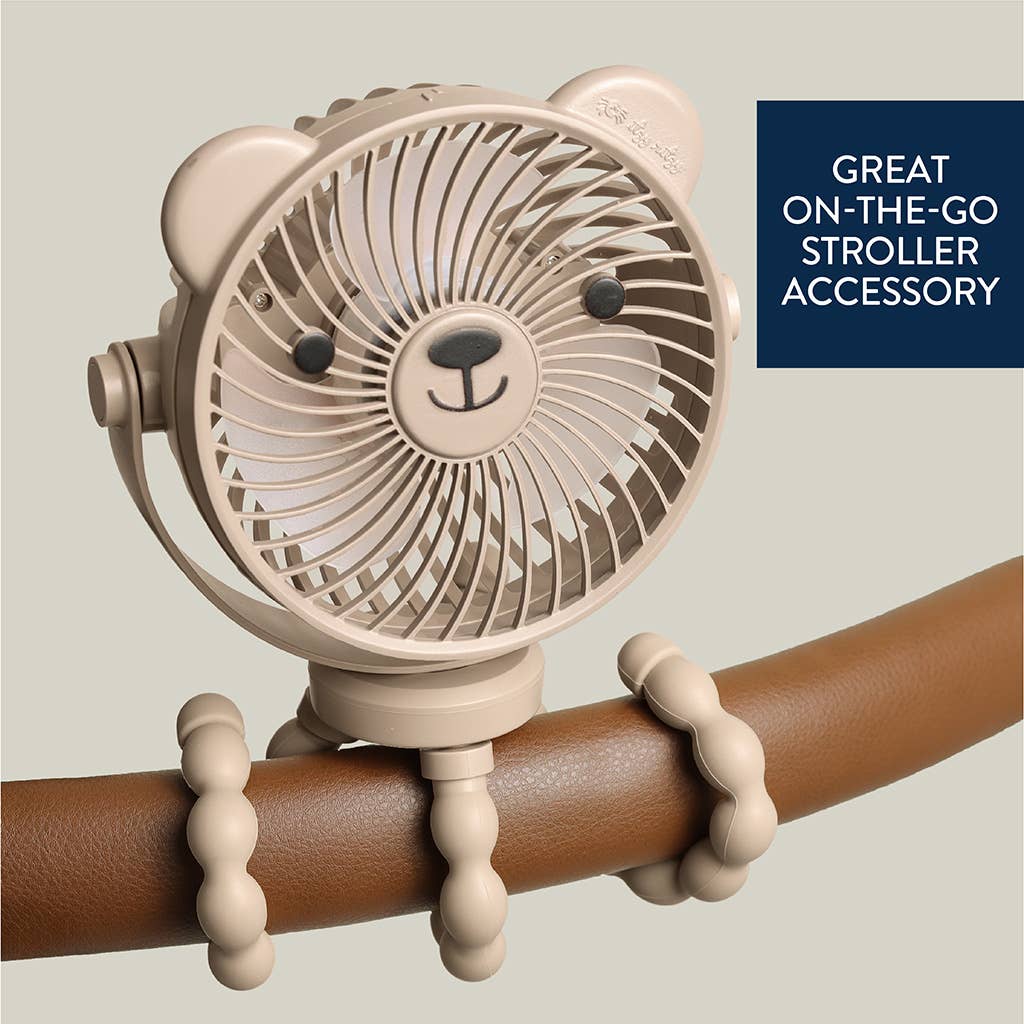 3-Speed Stroller Fan™: Taupe