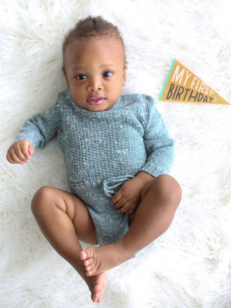Baby Milestone Pennant Set: Little Kaleidoscope