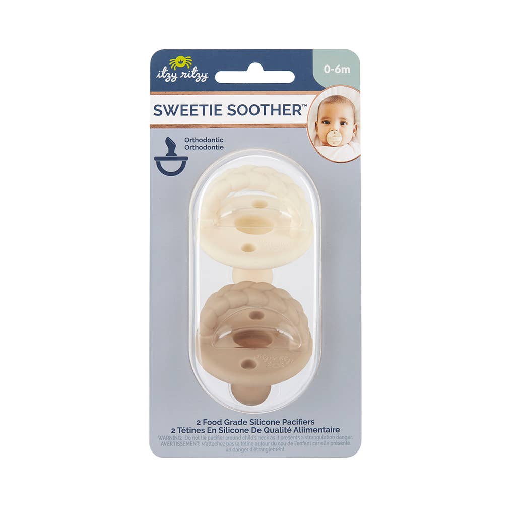 Sweetie Soother™ Orthodontic Pacifier Sets: Neutral