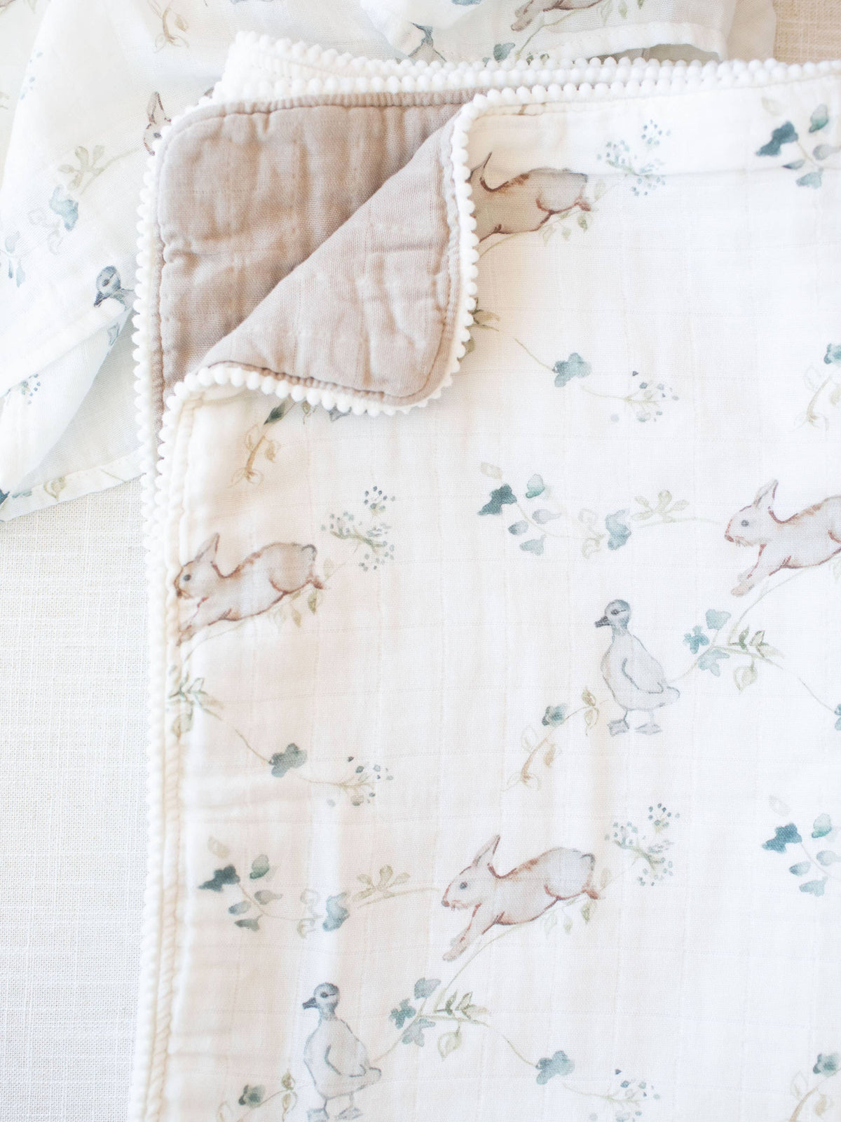 Organic Muslin Gauze Quilt Baby Blanket | Ivy Hollow