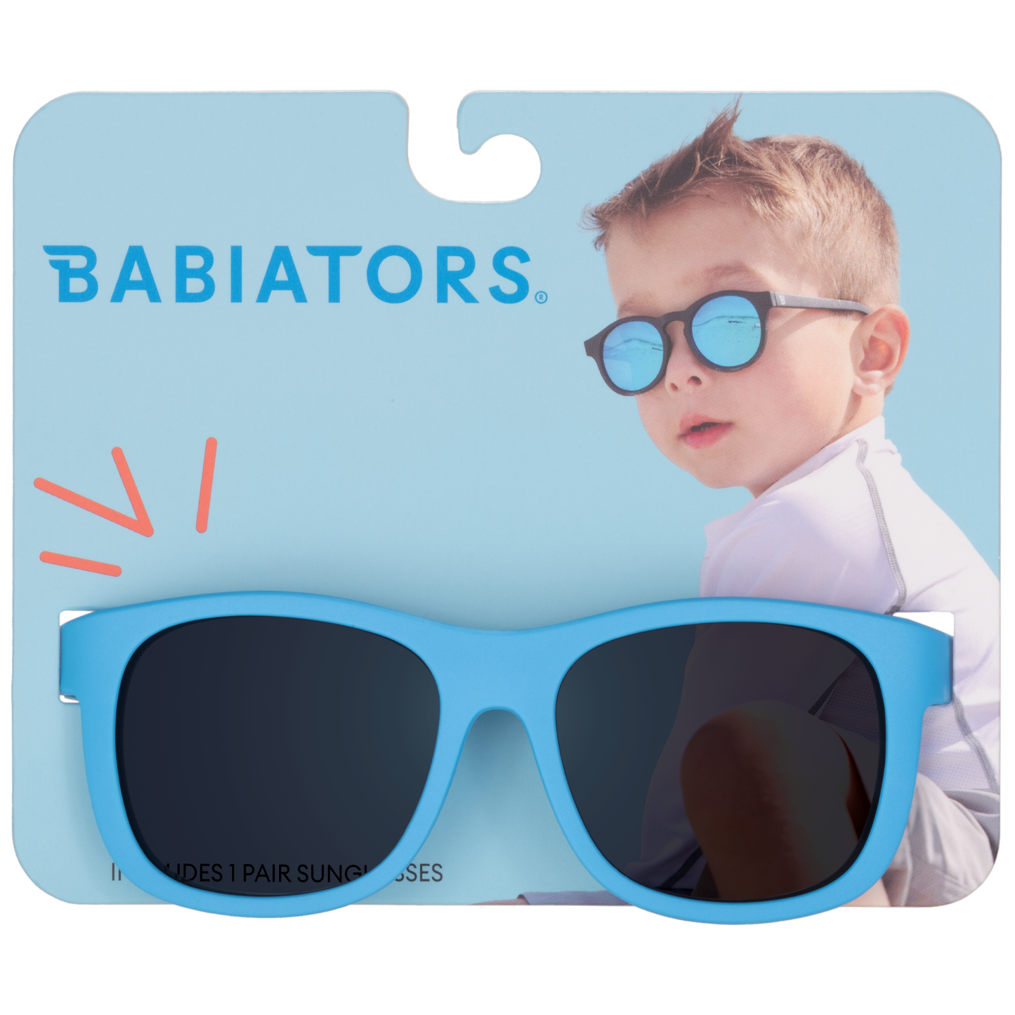 Sky Blue Navigator Sunglasses
